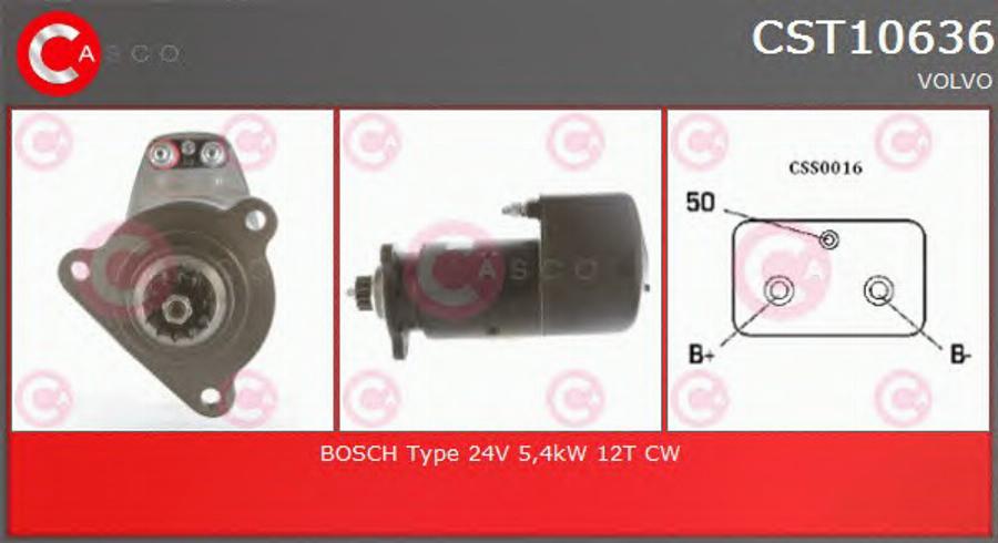 Casco CST10636 - Стартер autodnr.net