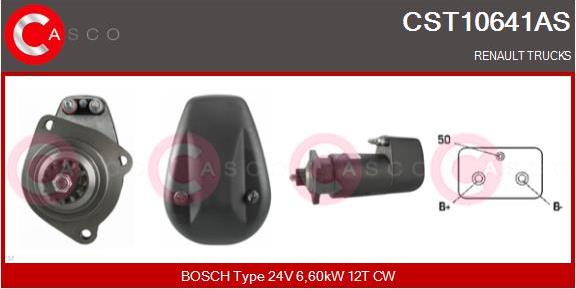 Casco CST10641AS - Стартер autocars.com.ua