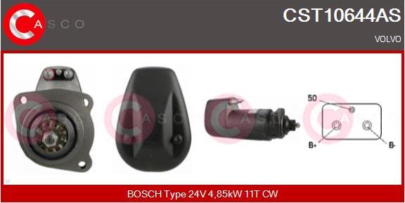 Casco CST10644AS - Стартер autocars.com.ua