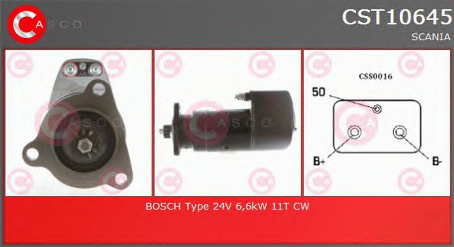 Casco CST10645 - Стартер autodnr.net