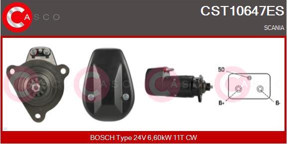 Casco CST10647ES - Стартер autocars.com.ua