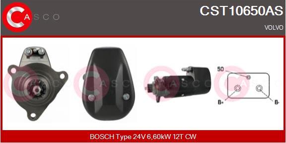 Casco CST10650AS - Стартер autocars.com.ua