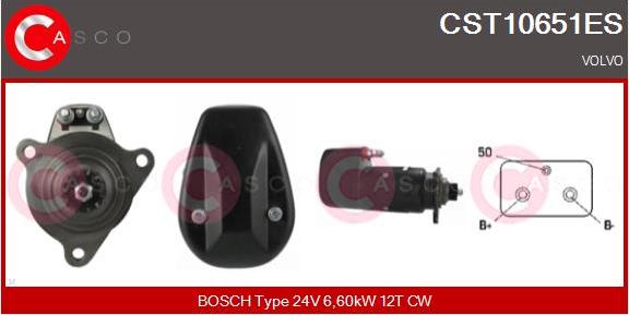 Casco CST10651ES - Стартер avtokuzovplus.com.ua