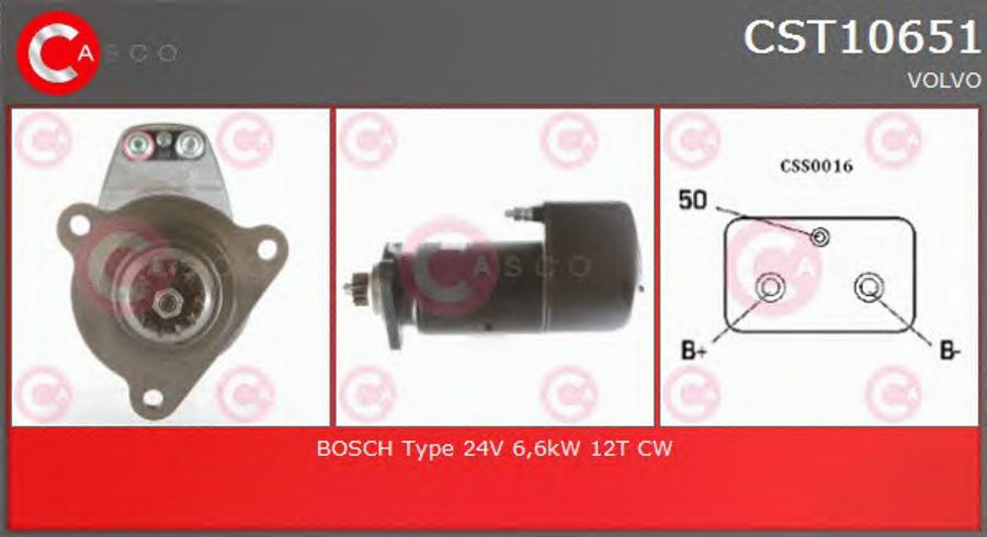 Casco CST10651 - Стартер autodnr.net