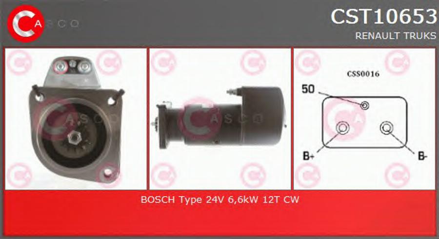 Casco CST10653 - Стартер autodnr.net