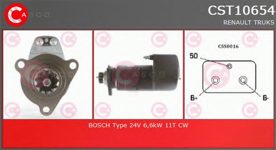 Casco CST10654 - Стартер autodnr.net