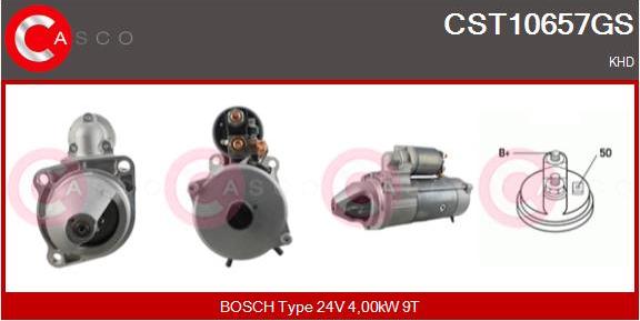 Casco CST10657GS - Стартер avtokuzovplus.com.ua