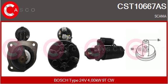 Casco CST10667AS - Стартер autocars.com.ua