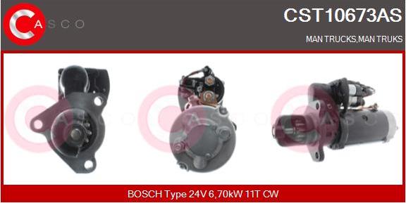 Casco CST10673AS - Стартер autocars.com.ua