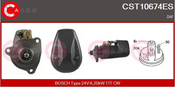 Casco CST10674ES - Стартер avtokuzovplus.com.ua