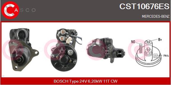 Casco CST10676ES - Стартер avtokuzovplus.com.ua