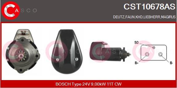 Casco CST10678AS - Стартер autocars.com.ua