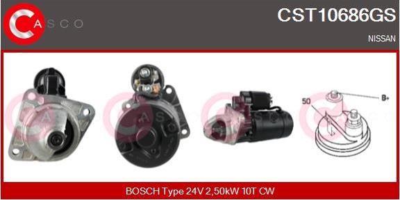 Casco CST10686GS - Стартер avtokuzovplus.com.ua