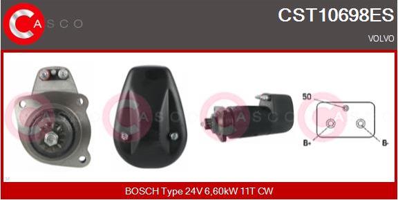 Casco CST10698ES - Стартер autocars.com.ua