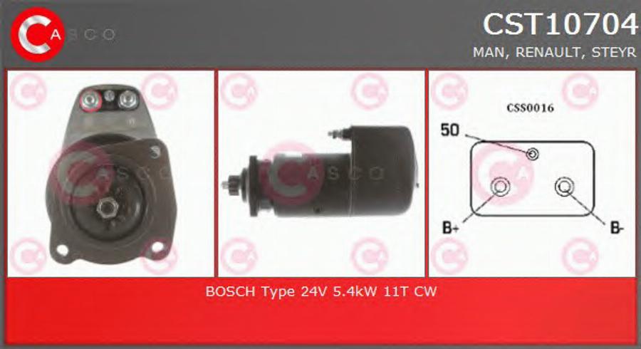 Casco CST10704 - Стартер autodnr.net