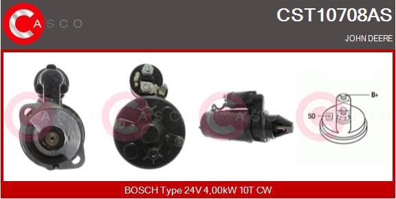 Casco CST10708AS - Стартер avtokuzovplus.com.ua