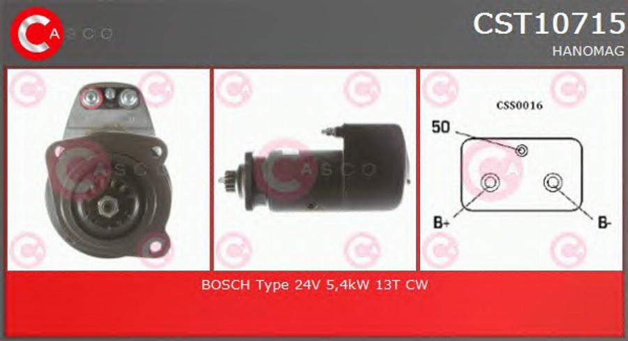 Casco CST10715 - Стартер autodnr.net