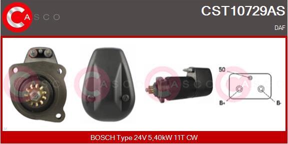 Casco CST10729AS - Стартер autocars.com.ua