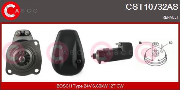 Casco CST10732AS - Стартер autocars.com.ua