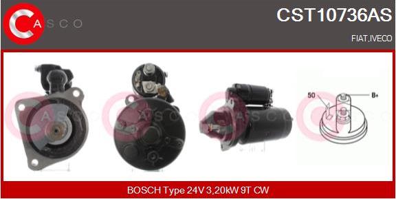 Casco CST10736AS - Стартер autocars.com.ua