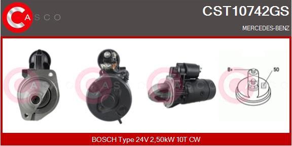 Casco CST10742GS - Стартер autocars.com.ua