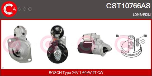 Casco CST10766AS - Стартер avtokuzovplus.com.ua