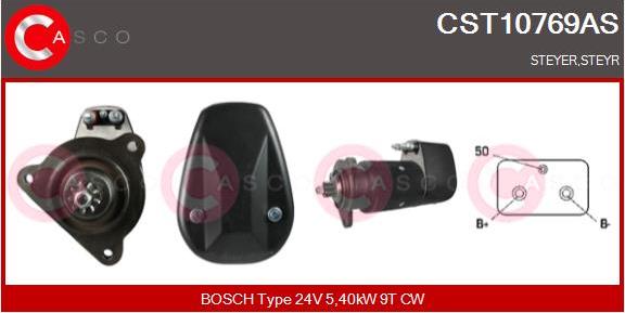 Casco CST10769AS - Стартер avtokuzovplus.com.ua