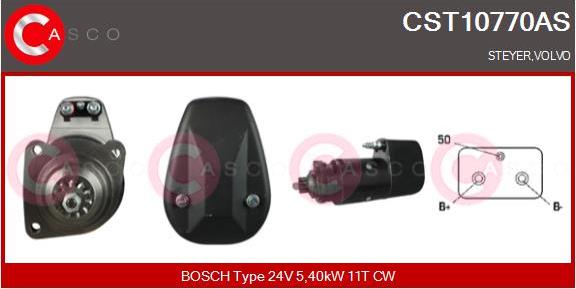 Casco CST10770AS - Стартер autocars.com.ua