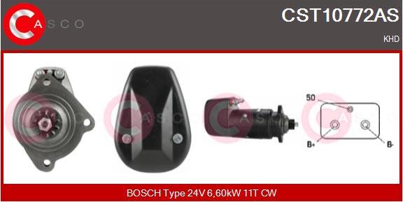 Casco CST10772AS - Стартер autocars.com.ua