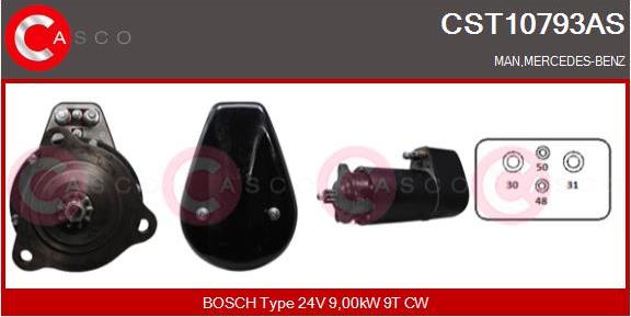 Casco CST10793AS - Стартер autocars.com.ua