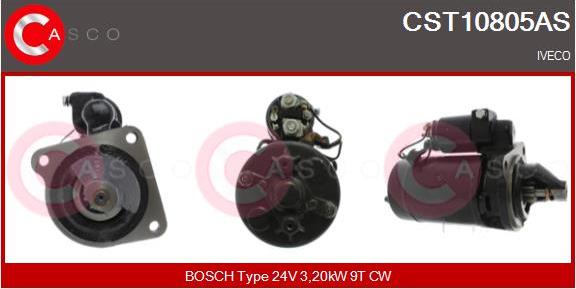 Casco CST10805AS - Стартер autocars.com.ua