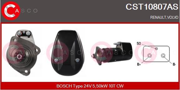 Casco CST10807AS - Стартер autocars.com.ua