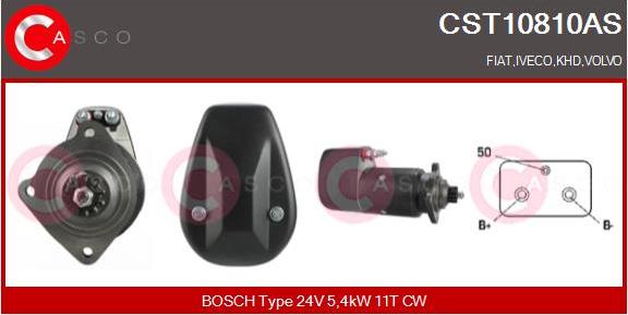 Casco CST10810AS - Стартер autocars.com.ua