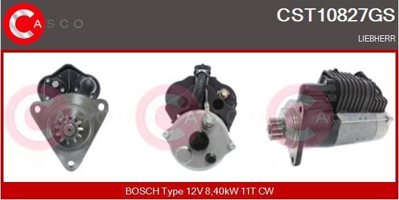 Casco CST10827GS - Стартер autocars.com.ua