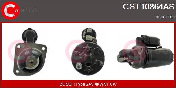 Casco CST10864AS - Стартер autocars.com.ua