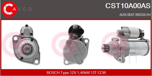 Casco CST10A00AS - Стартер autocars.com.ua