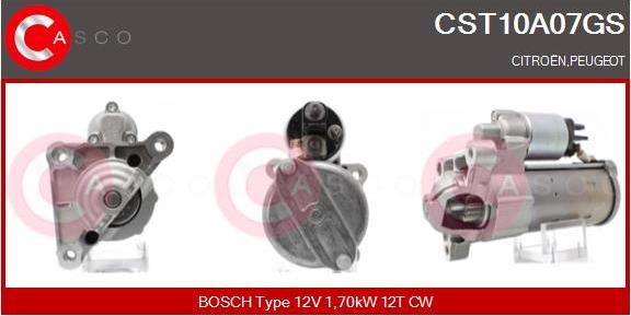 Casco CST10A07GS - Стартер autocars.com.ua