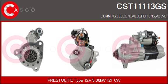 Casco CST11113GS - Стартер avtokuzovplus.com.ua