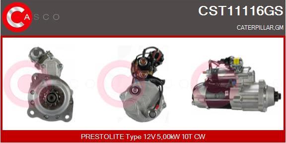 Casco CST11116GS - Стартер autocars.com.ua