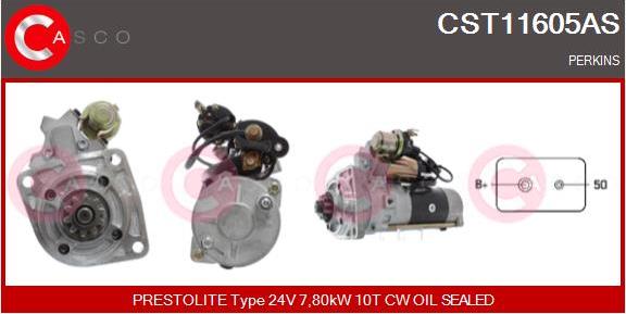 Casco CST11605AS - Стартер autocars.com.ua