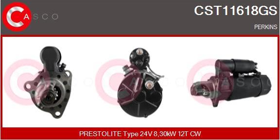 Casco CST11618GS - Стартер autocars.com.ua