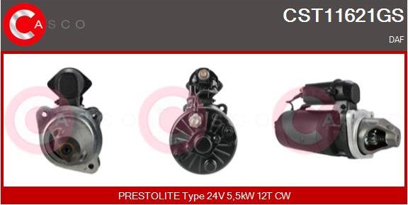 Casco CST11621GS - Стартер avtokuzovplus.com.ua