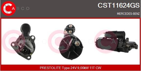 Casco CST11624GS - Стартер autocars.com.ua