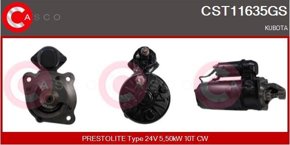 Casco CST11635GS - Стартер autodnr.net