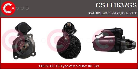 Casco CST11637GS - Стартер autocars.com.ua