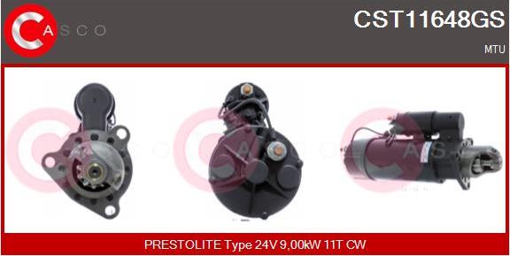 Casco CST11648GS - Стартер autocars.com.ua