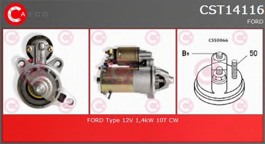 Casco CST14116 - Стартер autodnr.net