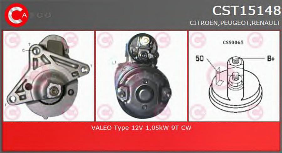 Casco CST15148 - Стартер autodnr.net