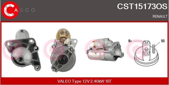 Casco CST15173OS - Стартер autocars.com.ua