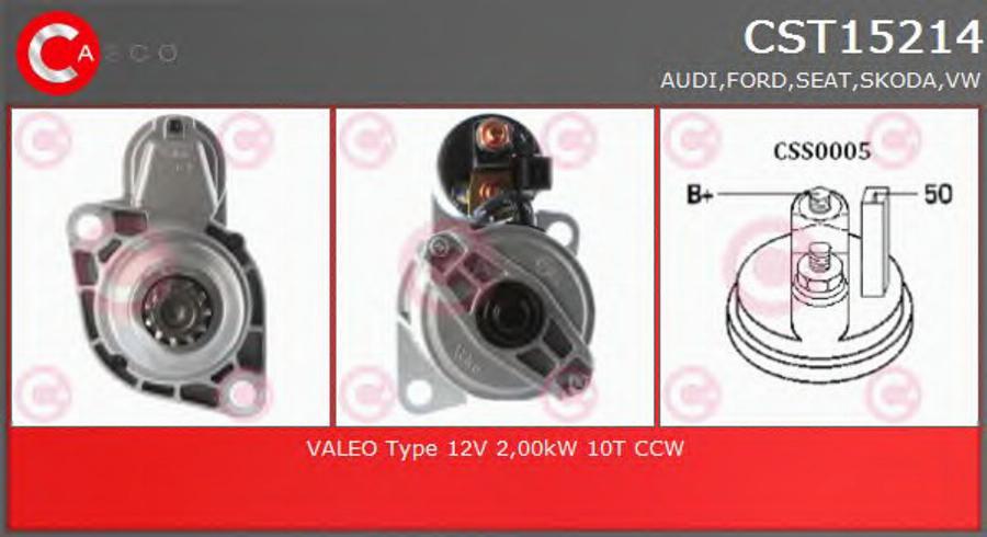 Casco CST15214 - Стартер autodnr.net